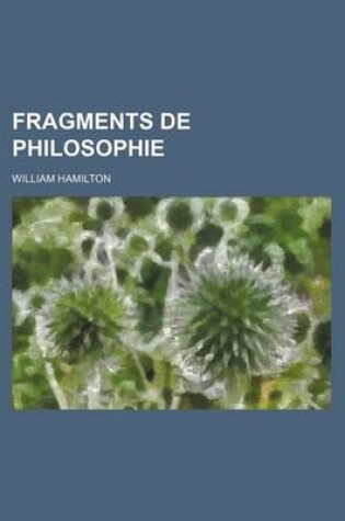 Cover of Fragments de Philosophie