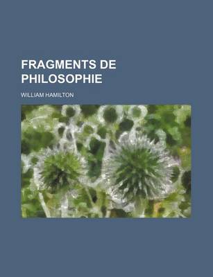 Book cover for Fragments de Philosophie