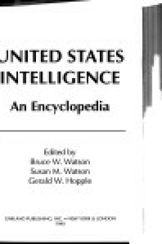 Cover of United States Intelligence