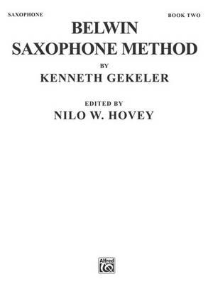 Book cover for Belwin Saxophone Method, Book II