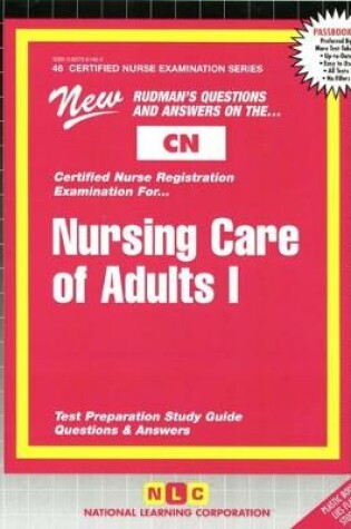 Cover of Nursing Care of Adults I