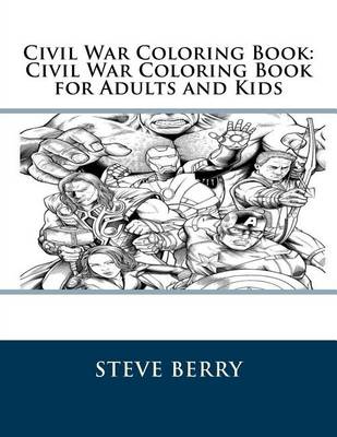 Book cover for Civil War Coloring Book
