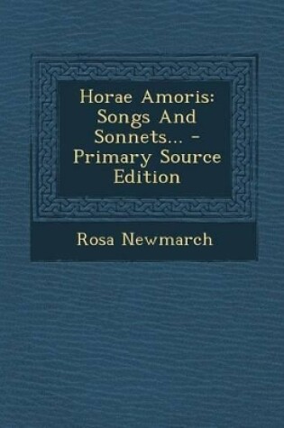 Cover of Horae Amoris