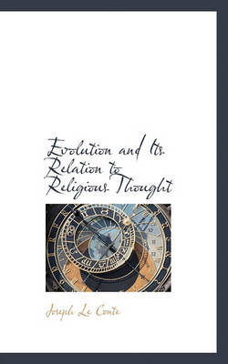 Book cover for Evolution and Its Relation to Religious Thought