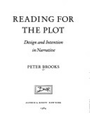 Cover of Reading for the Plot