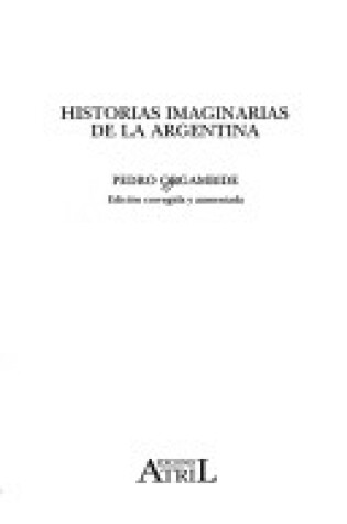 Cover of Historias Imaginarias de la Argentina
