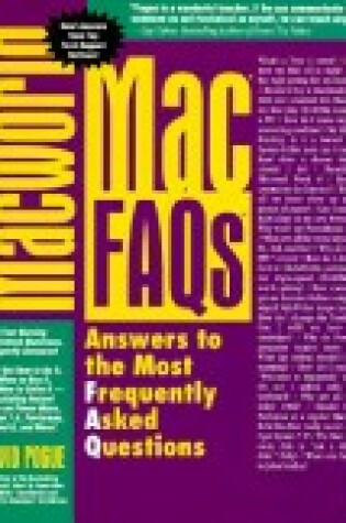 Cover of "Macworld" Mac FAQS