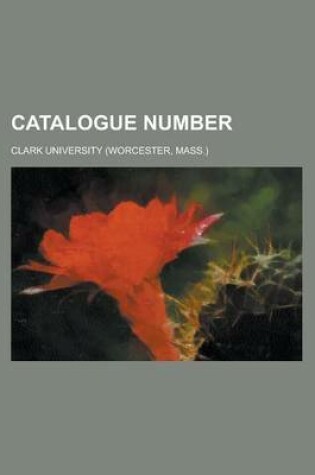 Cover of Catalogue Number