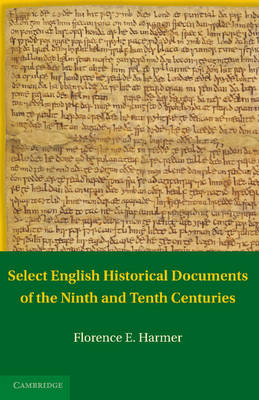 Book cover for Select English Historical Documents of the Ninth and Tenth Centuries