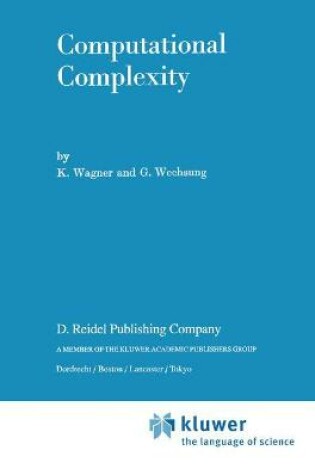 Cover of Computational Complexity