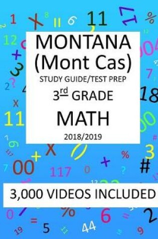 Cover of 3rd Grade MONTANA Mont Cas, 2019 MATH, Test Prep