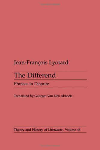 Cover of The Differend