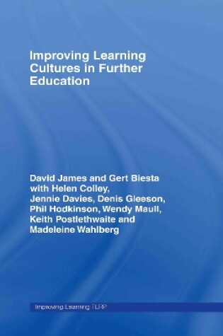 Cover of Improving Learning Cultures in Further Education