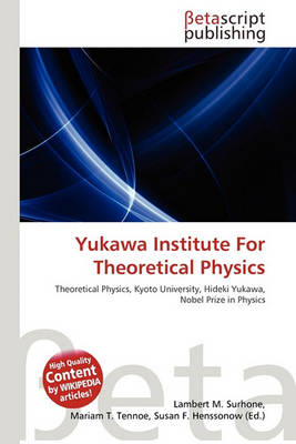 Cover of Yukawa Institute for Theoretical Physics