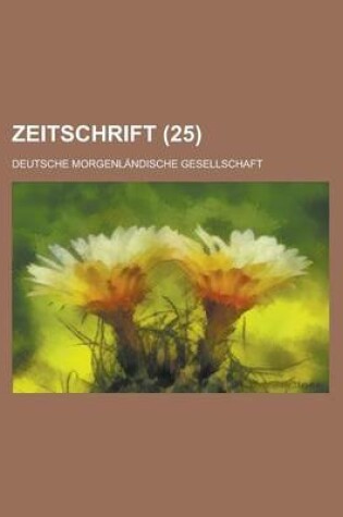 Cover of Zeitschrift (25 )