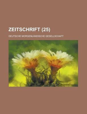 Book cover for Zeitschrift (25 )