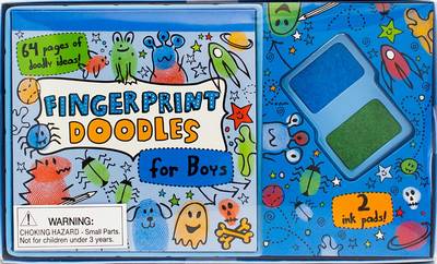 Book cover for Fingerprint Doodles for Boys