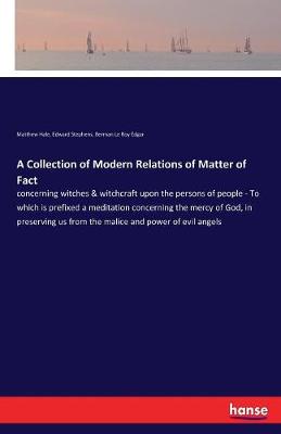 Book cover for A Collection of Modern Relations of Matter of Fact