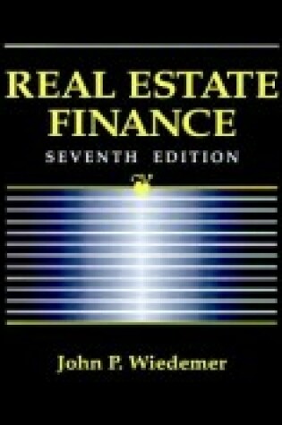 Cover of Real Estate Finance