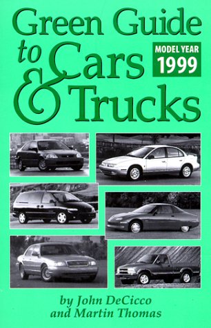 Book cover for Green Guide to Cars and Trucks Model Year 1999