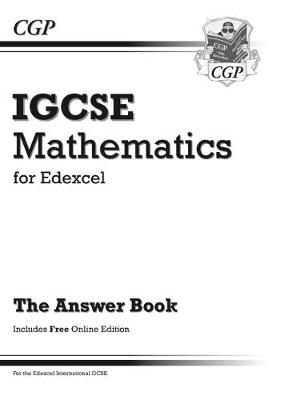 Cover of Edexcel Certificate/International GCSE Maths Answers for Workbook with online edition (A*-G)