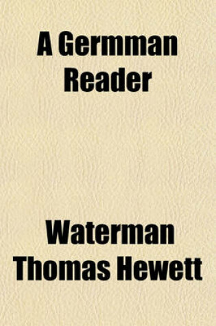 Cover of A Germman Reader