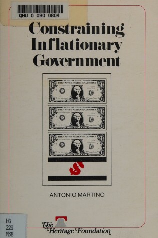 Cover of Constraining Inflationary Government