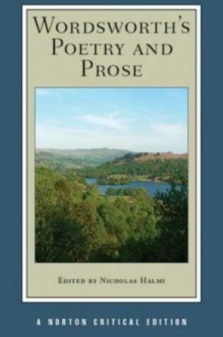 Cover of Wordsworth's Poetry and Prose (Norton Critical Editions)