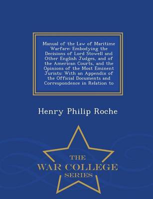 Book cover for Manual of the Law of Maritime Warfare