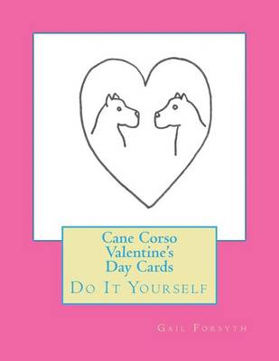 Book cover for Cane Corso Valentine's Day Cards