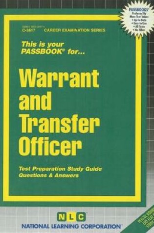 Cover of Warrant and Transfer Officer