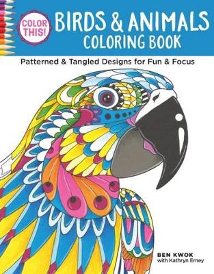 Cover of Color This! Birds & Animals Coloring Book