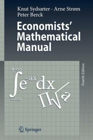 Cover of Economists' Mathematical Manual (4th Edition)