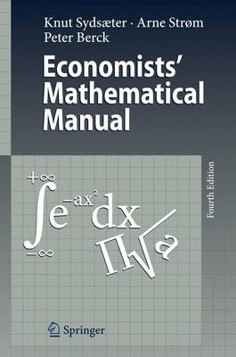 Book cover for Economists' Mathematical Manual (4th Edition)