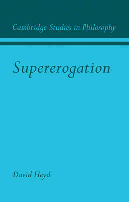 Book cover for Supererogation