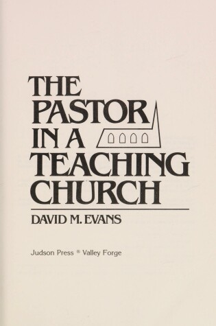 Cover of Pastor in a Teaching Church, the