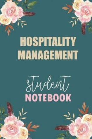 Cover of Hospitality Management Student Notebook