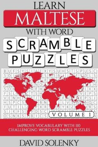 Cover of Learn Maltese with Word Scramble Puzzles Volume 1