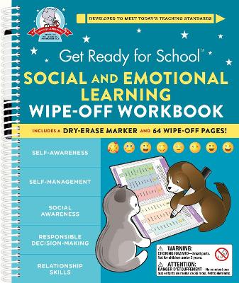 Book cover for Get Ready for School: Social and Emotional Learning Wipe-Off Workbook