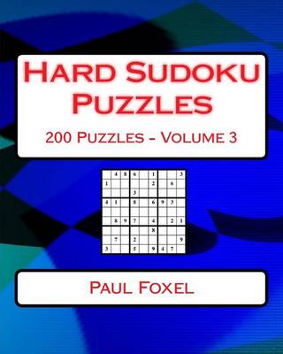 Book cover for Hard Sudoku Puzzles Volume 3