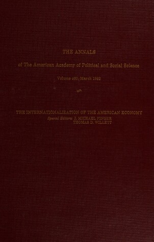 Cover of The Internationalization of the American Economy