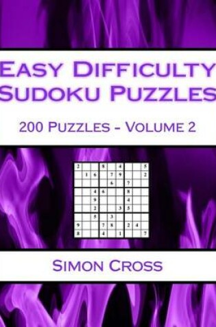 Cover of Easy Difficulty Sudoku Puzzles Volume 2