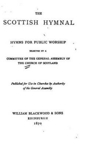 Cover of The Scottish Hymnal, Hymns for Public Worship