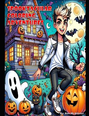 Book cover for Spooktacular Coloring Adventures