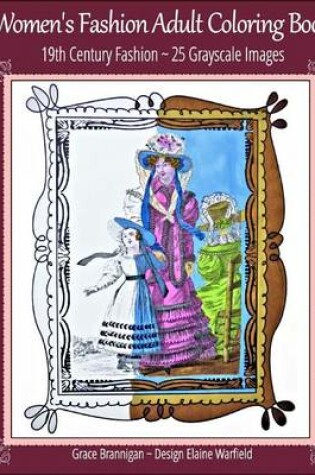 Cover of Women's Fashion Adult Coloring Book