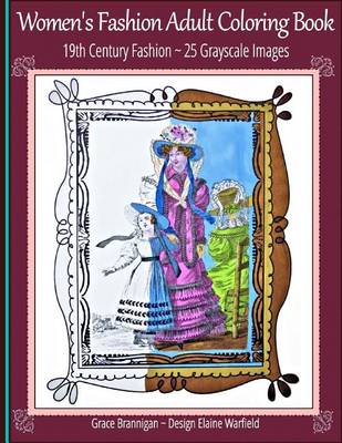 Book cover for Women's Fashion Adult Coloring Book