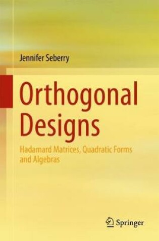 Cover of Orthogonal Designs