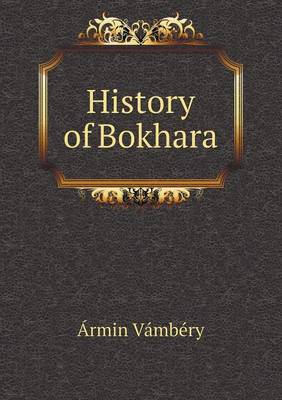 Book cover for History of Bokhara