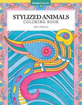 Book cover for Stylized Animals Coloring Book