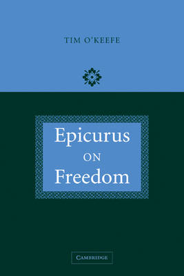 Book cover for Epicurus on Freedom